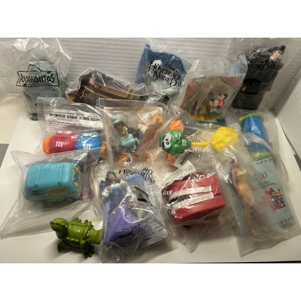 Vintage  1990's Burger King  Kids Club Toys Lot of 13 Collectible Figures G50